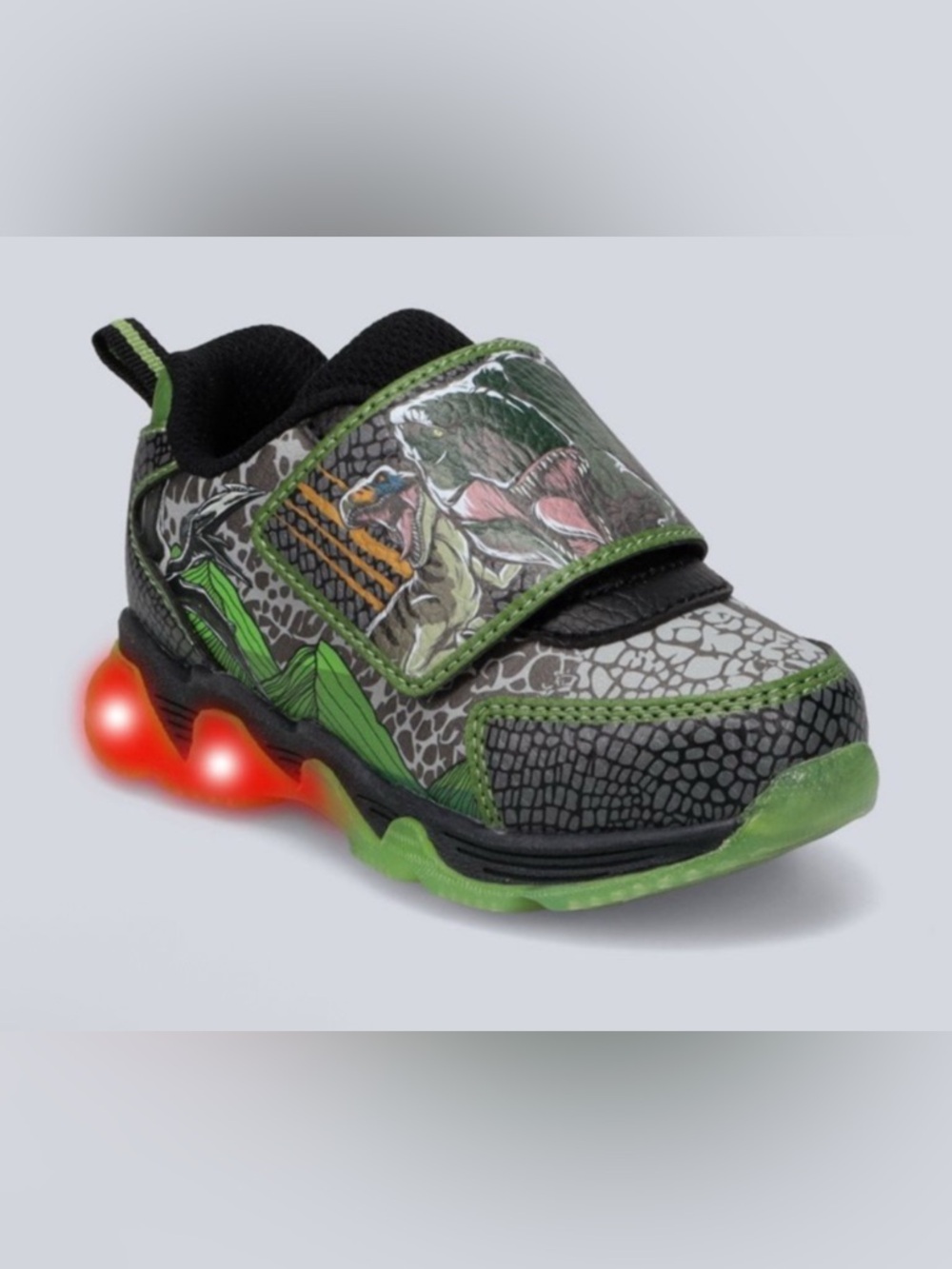 Jurassic World Lightup Sneakers Toddler Boy 9 NWT